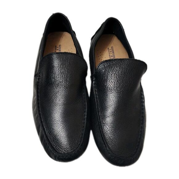 Black Giorgio Brutini Le Glove Mens 10.5 leather loafers Slip On Moccasin Style main image 14